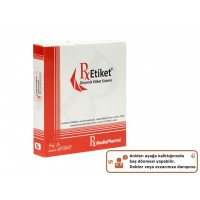 RxMediaPharma® RxEtiket® No. 5 1000 Etiketli Tek Kutu