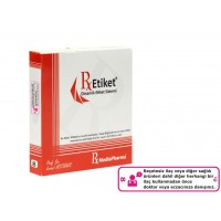 RxMediaPharma® RxEtiket® No.8 1000 Etiketli Tek Kutu