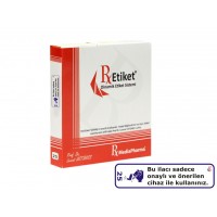 RxMediaPharma® RxEtiket® No.25 500 Etiketli Tek Kutu