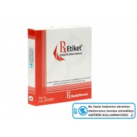 RxMediaPharma® RxEtiket® No. 28 500 Etiketli Tek Kutu