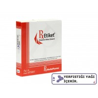 RxMediaPharma® RxEtiket® No.41 500 Etiketli Tek Kutu